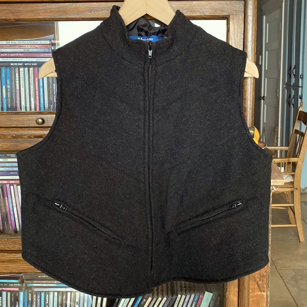 Nygard Cropped Quilted Wool Vest - Absolutely Adorable Size Medium